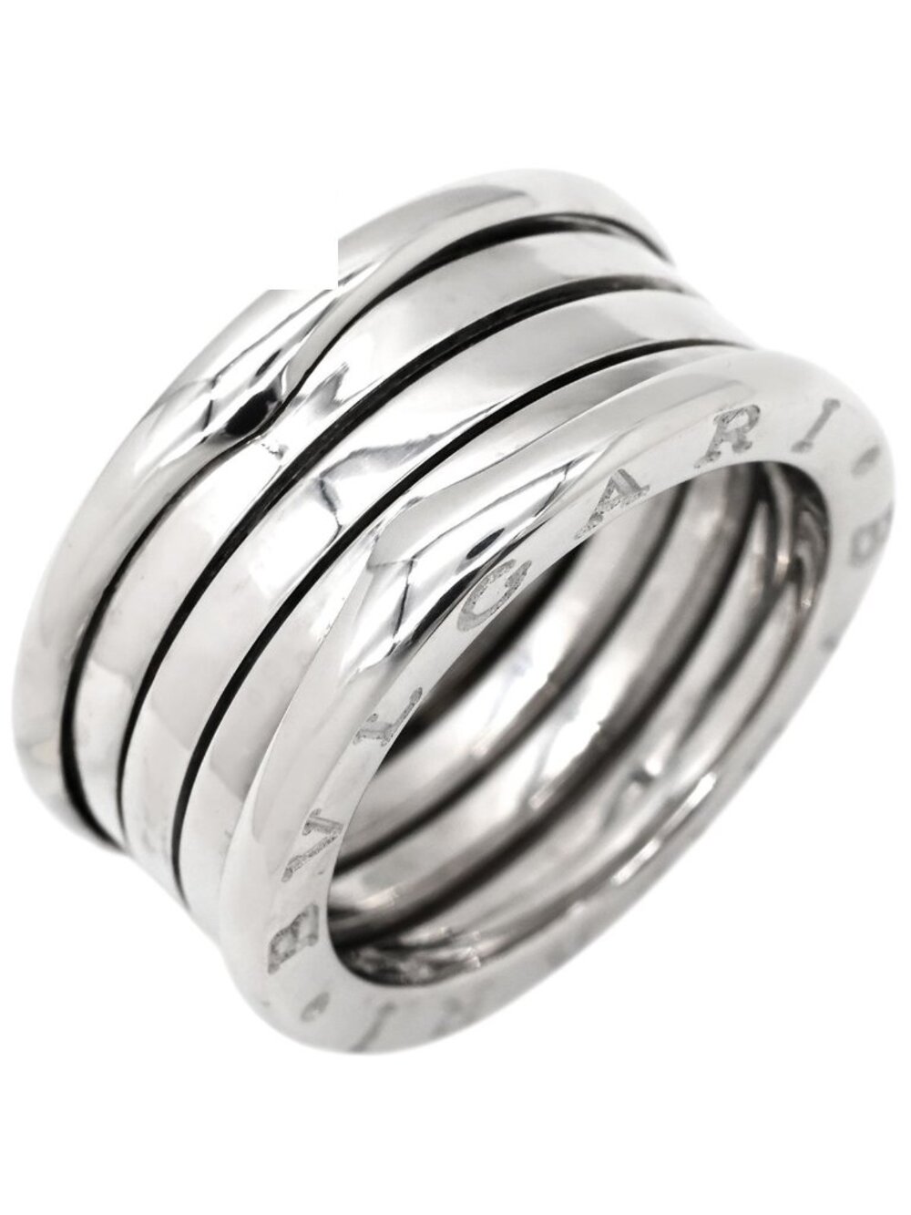 Bvlgari Ring B.zero1 Band White Gold 54 18k